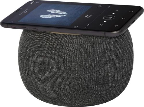 2-in-1 RPET Speaker & Wireless Charging Pad - Speakers
