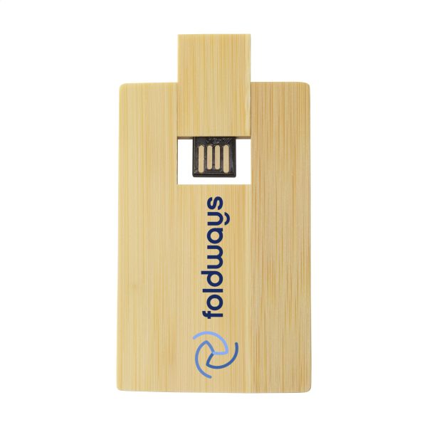 Bamboo Credit Card USB - USBs