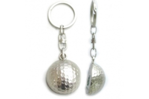 Golf Ball Keyring - Golf