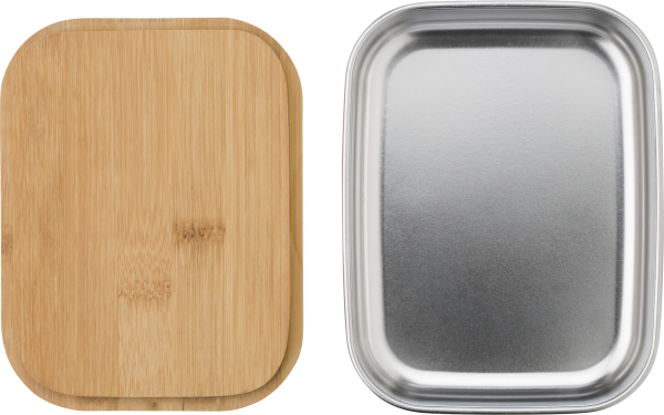 Stainless Steel & Bamboo Lunch Box - Home & Barware
