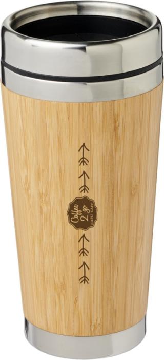 Bamboo & Stainless Steel Insulated Tumbler - Thermal