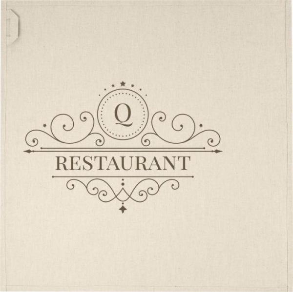 Recycled Cotton Kitchen Towel - Grey Natural Green  - Home & Barware