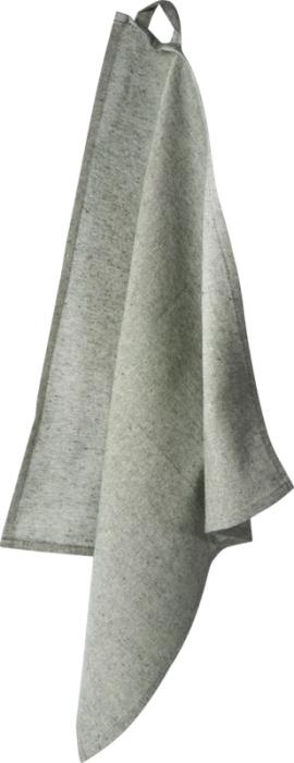Recycled Cotton Kitchen Towel - Grey Natural Green  - Home & Barware