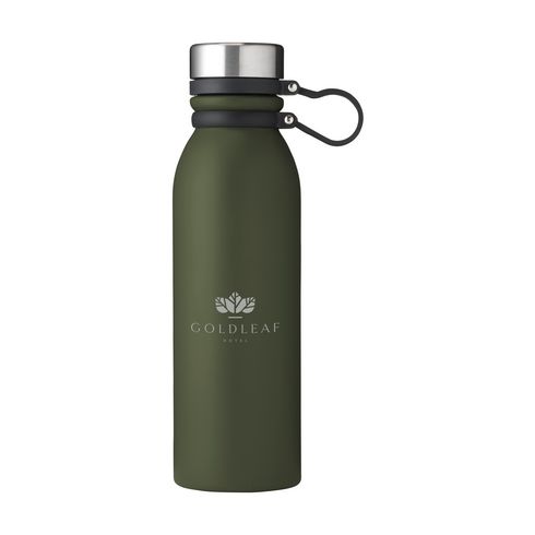 Screw Cap Thermal Bottle - White Blue Dark Green Grey Black  - Thermal