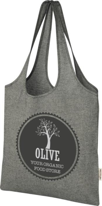 Recycled Cotton Tote Bag - Maroon Natural Red Blue Black  - New products, Sustainable products, Tote Bags