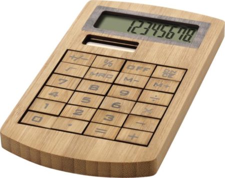 Bamboo Calculator - Accessories, Sustainable products