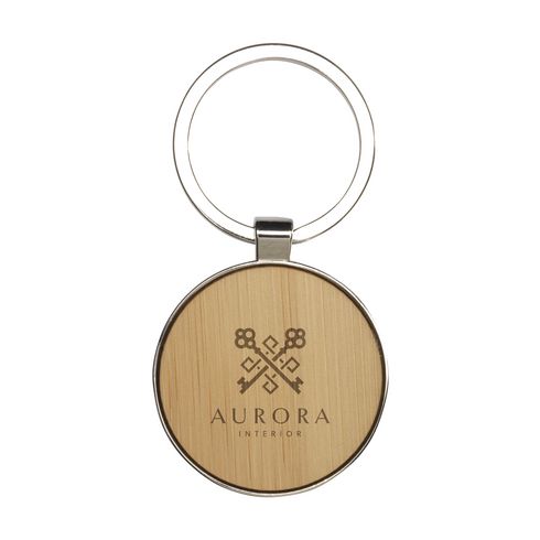 Circle Bamboo Keyring - Keyrings Circle Bamboo Keyring - Keyrings