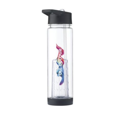 Fruitfusion Water Bottle - White Black  - Water Bottles