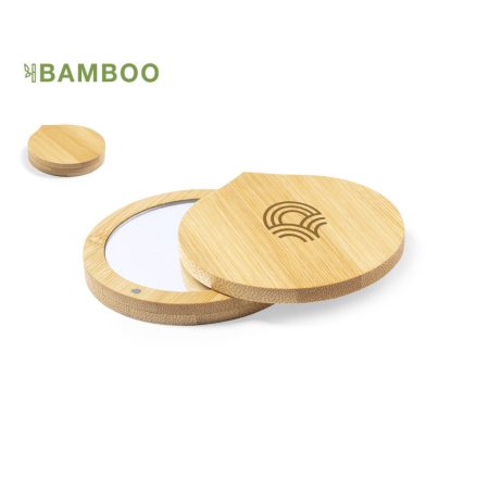 Bamboo Pocket Mirror - Wellness & Wellbeing