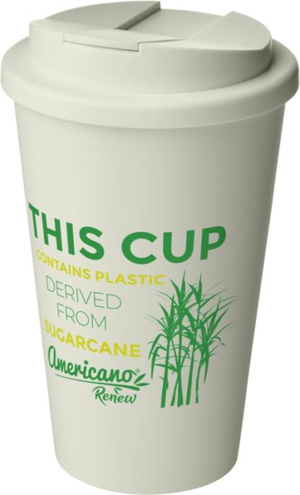 Sugar Cane Eco Thermal Cup - Pink Ivory White Reef Blue Seaglass Green Pebble Grey Granite  - New products, Sustainable products, Thermal, Travel Cups