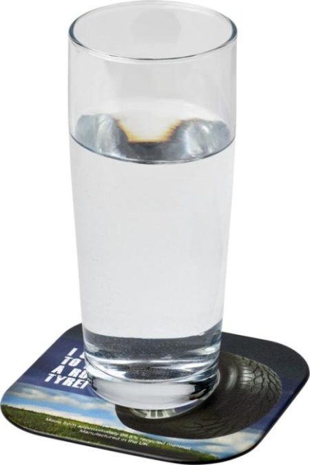 Recycled Tyre Square Coaster - Home & Barware