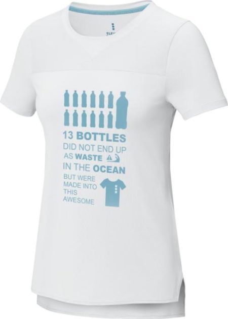 Women's Recycled RPET T-shirt - Black Navy White  - Tops & T-shirts, New products, Sustainable products