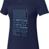 Women's Recycled RPET T-shirt - Black Navy White - New products, Sustainable products, Tops & T-shirts Women's Recycled RPET T-shirt - Black Navy White - New products, Sustainable products, Tops & T-shirts