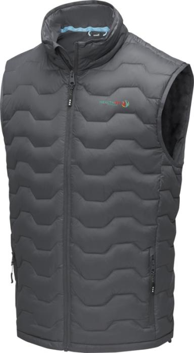 Men's GRS Recycled Bodywarmer - Grey Navy Black  - Jackets