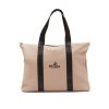 Water-Resistant Tote Bag - Navy Greige Black Green  - Tote Bags