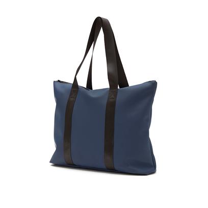 Water-Resistant Tote Bag - Navy Greige Black Green  - Tote Bags