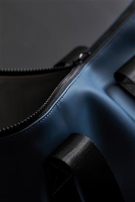 Water-Resistant Tote Bag - Navy Greige Black Green  - Tote Bags