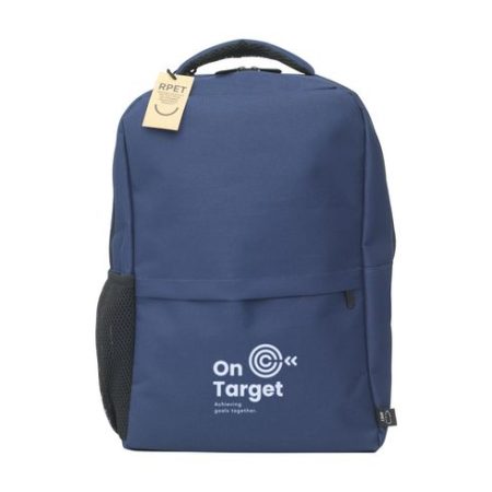 RPET Laptop Classic Backpack - Blue Grey Black  - Backpacks