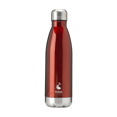 Sustainable Thermal Bottle 500ml - Black Blue Silver White Red Green  - Thermal