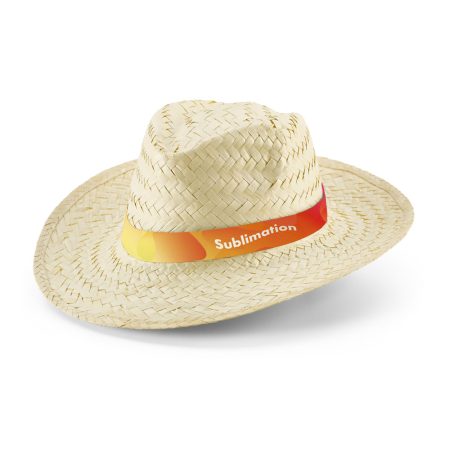 Neutral Coloured Straw Hat - Hats & Caps