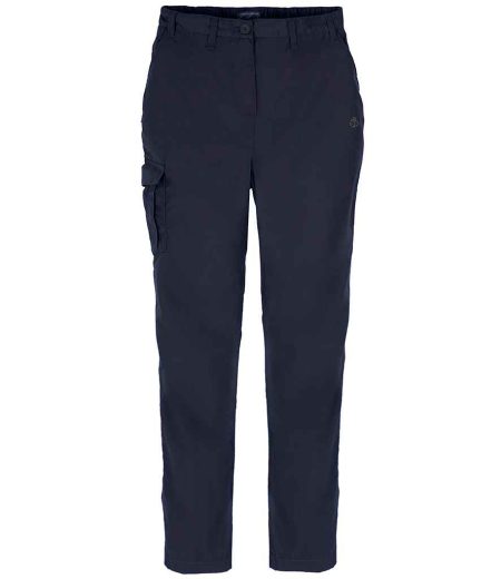 Women's Eco Tailored Cargo Trousers - Black Navy Grey Pebble  - Trousers & Shorts