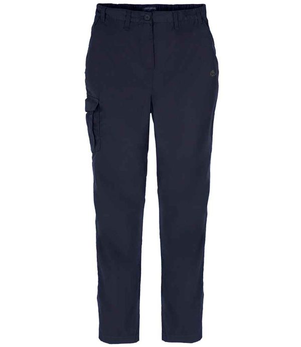 Women's Eco Tailored Cargo Trousers - Black Navy Grey Pebble  - Trousers & Shorts