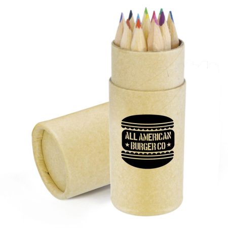 Colouring Pencils Cylinder - Writing