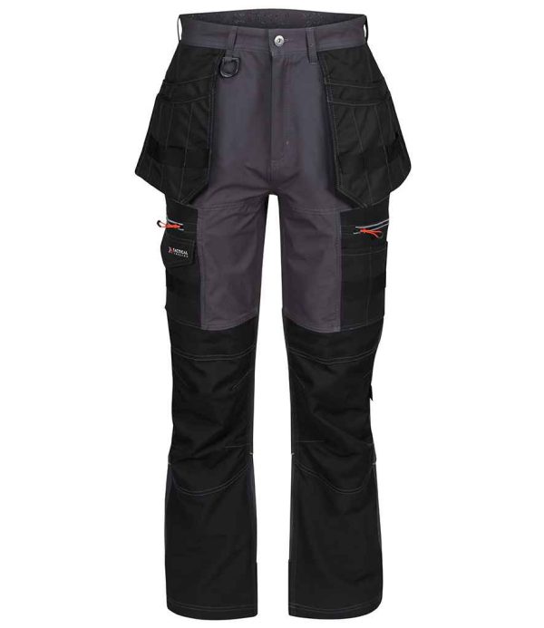 Regatta Stretch Trousers - Black Iron/Black  - Trousers & Shorts