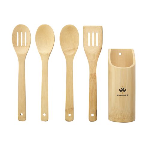 Bamboo Kitchen Utensil Set - Home & Barware