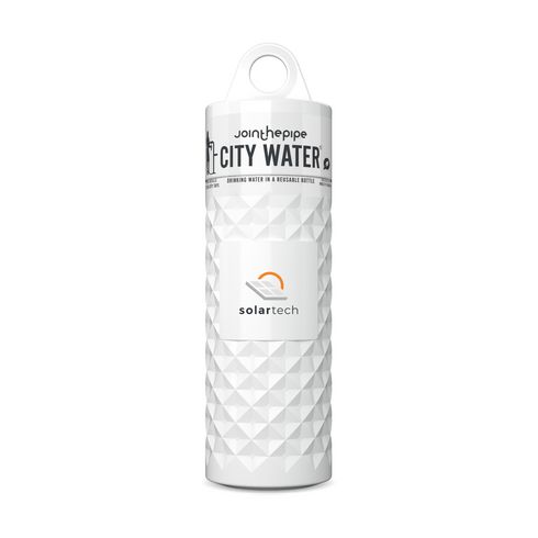 Twist Top, Sugar Cane Water Bottle - Black White  - Water Bottles