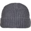 Recycled Yarn Beanie - Black Grey  - Hats & Caps