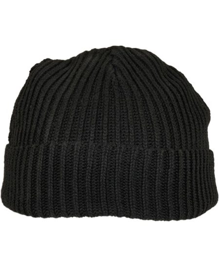 Recycled Yarn Beanie - Black Grey  - Hats & Caps