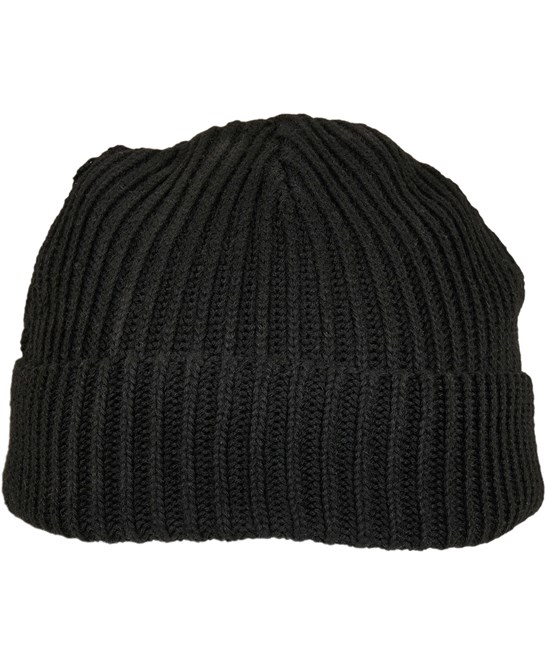Recycled Yarn Beanie - Black Grey  - Hats & Caps