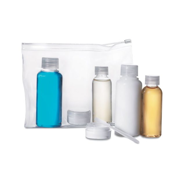 Travel Bottles & Pouch Set - Travel Accessories
