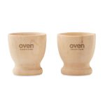 Wooden Egg Cup Set
