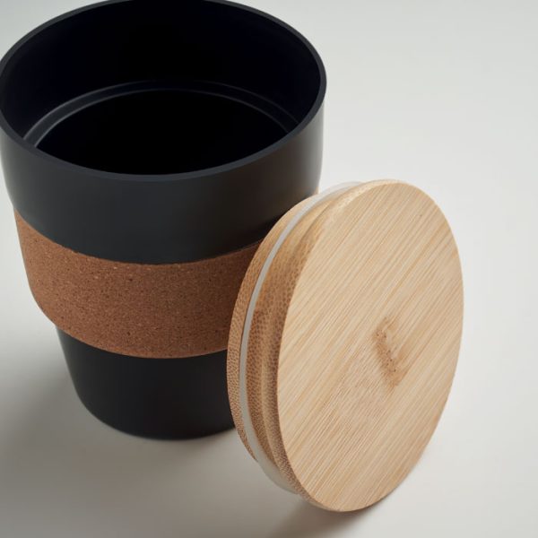 Triple Eco Travel Cup with Lid - Black White Beige  - Travel Cups