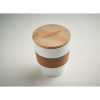 Triple Eco Travel Cup with Lid - Black White Beige  - Travel Cups