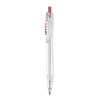 RPET Push Ball Pen - Orange Red Green Blue Transparent Black - Pens RPET Push Ball Pen - Orange Red Green Blue Transparent Black - Pens