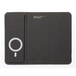 Mousepad with Wireless Charging Phone Stand