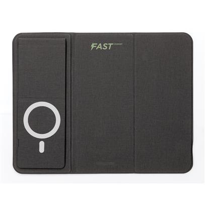 Mousepad with Wireless Charging Phone Stand - Office Supplies