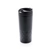 Geometric Thermal Tumbler - White Black Grey Blue  - Thermal