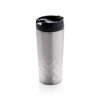 Geometric Thermal Tumbler - White Black Grey Blue  - Thermal
