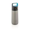 Lcokable Vaccum Bottle - White Grey/Blue  - Water Bottles