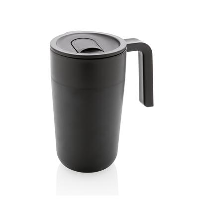 GRS Recycled Travel Mug - Black White Navy  - New products, Sustainable products, Travel Cups