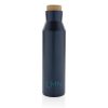 Recycled Stainless Steel, Vacuum Bottle - Black Silver White Blue - Thermal Recycled Stainless Steel, Vacuum Bottle - Black Silver White Blue - Thermal