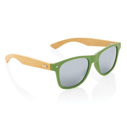 Bamboo & Recycled Plastic Sunglasses - Green Blue Black  - Sunglasses, Sustainable products