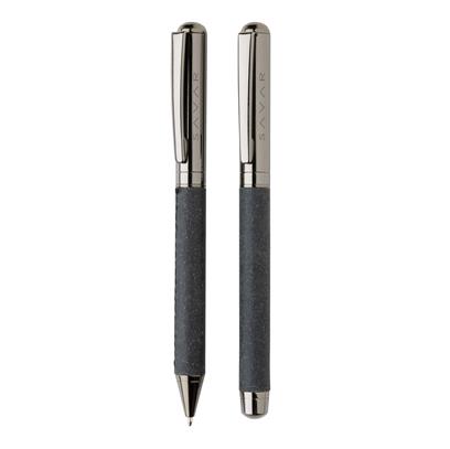 Recycled Leather Ball Pen Set - Pens
