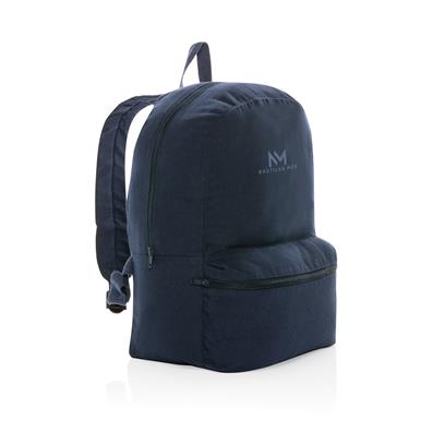 Recycled Canvas Natural Backpack - Off-White Black Grey Navy  - Backpacks