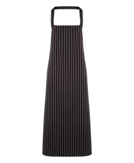 Striped Bib Apron - Black/Grey Black/White Navy/White  - Accessories