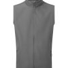 Recycled Windchecker® Gilet - Black Grey Navy  - Jackets